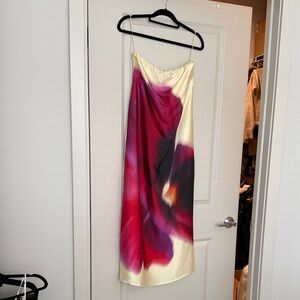 Abercrombie floral maxi dress- size S